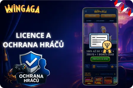 Licence a ochrana hráčů v Wingaga Casino